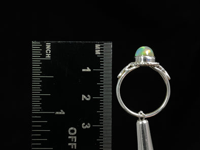 OPAL RING - Sterling Silver, Size 6 - Ethiopian Opal Rings for Women, Bridal Jewelry, Welo Opal, 49227-Throwin Stones