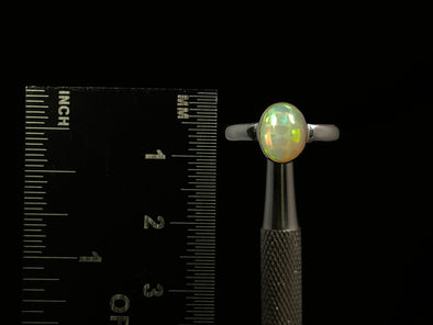 OPAL RING - Sterling Silver, Size 6.5 - Dainty Opal Ring, Opal Jewelry, Welo Opal, 49292-Throwin Stones