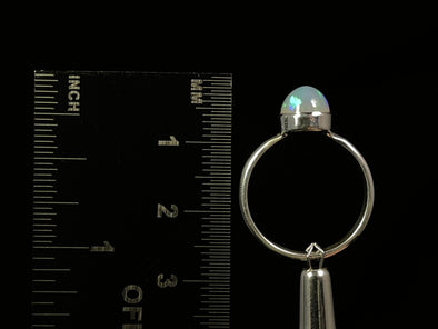 OPAL RING - Sterling Silver, Size 6.5 - Dainty Opal Ring, Opal Jewelry, Welo Opal, 49296-Throwin Stones