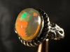 OPAL RING - Sterling Silver, Size 6.5 - Ethiopian Opal Rings for Women, Bridal Jewelry, Welo Opal, 51749-Throwin Stones