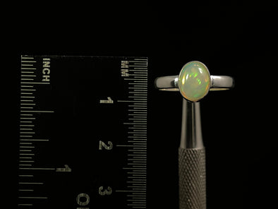 OPAL RING - Sterling Silver, Size 7 - Dainty Opal Ring, Opal Jewelry, Welo Opal, 49283-Throwin Stones