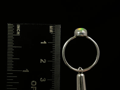 OPAL RING - Sterling Silver, Size 7 - Dainty Opal Ring, Opal Jewelry, Welo Opal, 49289-Throwin Stones
