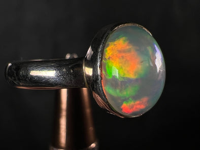 OPAL RING - Sterling Silver, Size 7 - Dainty Opal Ring, Opal Jewelry, Welo Opal, 51759-Throwin Stones