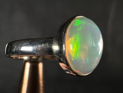 OPAL RING - Sterling Silver, Size 7 - Dainty Opal Ring, Opal Jewelry, Welo Opal, 51760-Throwin Stones