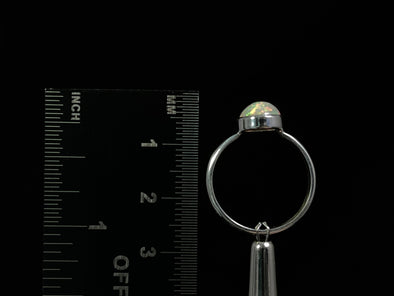 OPAL RING - Sterling Silver, Size 7.5 - Dainty Opal Ring, Opal Jewelry, Welo Opal, 49268-Throwin Stones