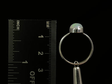 OPAL RING - Sterling Silver, Size 7.5 - Dainty Opal Ring, Opal Jewelry, Welo Opal, 49269-Throwin Stones