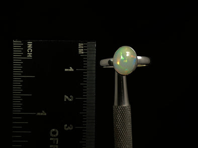 OPAL RING - Sterling Silver, Size 7.5 - Dainty Opal Ring, Opal Jewelry, Welo Opal, 49271-Throwin Stones