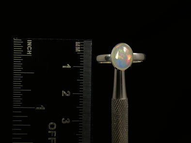 OPAL RING - Sterling Silver, Size 7.5 - Dainty Opal Ring, Opal Jewelry, Welo Opal, 49272-Throwin Stones