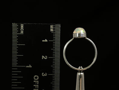 OPAL RING - Sterling Silver, Size 7.5 - Dainty Opal Ring, Opal Jewelry, Welo Opal, 49273-Throwin Stones