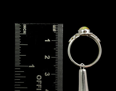 OPAL RING - Sterling Silver, Size 7.5 - Ethiopian Opal Rings for Women, Bridal Jewelry, Welo Opal, 49197-Throwin Stones