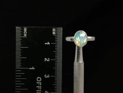 OPAL RING - Sterling Silver, Size 8 - Dainty Opal Ring, Opal Jewelry, Welo Opal, 49262-Throwin Stones
