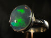 OPAL RING - Sterling Silver, Size 8 - Dainty Opal Ring, Opal Jewelry, Welo Opal, 51768-Throwin Stones