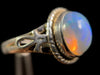 OPAL RING - Sterling Silver, Size 8 - Ethiopian Opal Rings for Women, Bridal Jewelry, Welo Opal, 49195-Throwin Stones