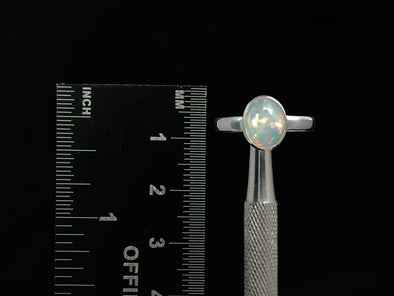 OPAL RING - Sterling Silver, Size 8.5 - Dainty Opal Ring, Opal Jewelry, Welo Opal, 49255-Throwin Stones