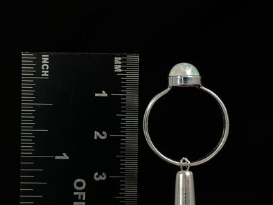 OPAL RING - Sterling Silver, Size 8.5 - Dainty Opal Ring, Opal Jewelry, Welo Opal, 49256-Throwin Stones