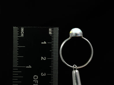 OPAL RING - Sterling Silver, Size 8.5 - Dainty Opal Ring, Opal Jewelry, Welo Opal, 49260-Throwin Stones