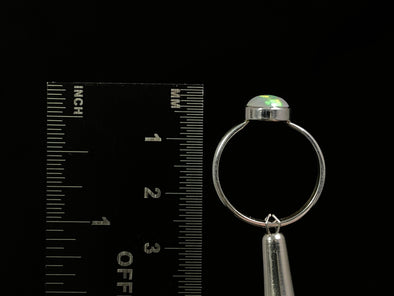 OPAL RING - Sterling Silver, Size 8.5 - Dainty Opal Ring, Opal Jewelry, Welo Opal, 49261-Throwin Stones