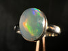 OPAL RING - Sterling Silver, Size 8.5 - Dainty Opal Ring, Opal Jewelry, Welo Opal, 51769-Throwin Stones