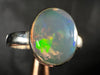 OPAL RING - Sterling Silver, Size 8.5 - Dainty Opal Ring, Opal Jewelry, Welo Opal, 51771-Throwin Stones
