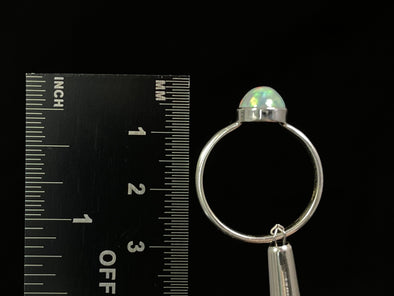 OPAL RING - Sterling Silver, Size 9.5 - Dainty Opal Ring, Opal Jewelry, Welo Opal, 49252-Throwin Stones