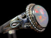 OPAL RING - Sterling Silver, Size 9.5 - Ethiopian Opal Rings for Women, Bridal Jewelry, Welo Opal, 49164-Throwin Stones