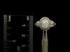 OPAL RING - Sterling Silver, Size 9.5 - Ethiopian Opal Rings for Women, Bridal Jewelry, Welo Opal, 49164-Throwin Stones