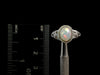 OPAL RING - Sterling Silver, Size 9.5 - Ethiopian Opal Rings for Women, Bridal Jewelry, Welo Opal, 49172-Throwin Stones