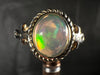 OPAL RING - Sterling Silver, Size 9.5 - Ethiopian Opal Rings for Women, Bridal Jewelry, Welo Opal, 51777-Throwin Stones