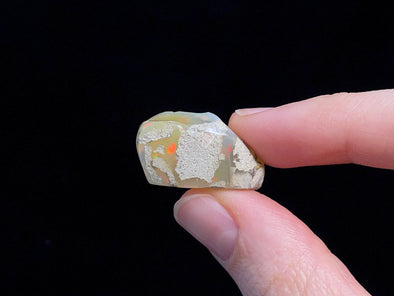 OPAL Raw Crystal - 3A Polished Window - Raw Opal Crystal, October Birthstone, Welo Opal, 48205-Throwin Stones