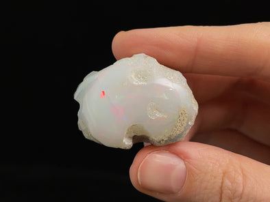 OPAL Raw Crystal - 3A-XL Polished Window - Raw Opal Crystal, October Birthstone, Welo Opal, 45307-Throwin Stones