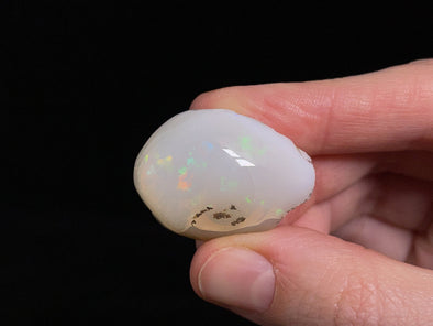 OPAL Raw Crystal - 3A-XL Polished Window - Raw Opal Crystal, October Birthstone, Welo Opal, 45308-Throwin Stones