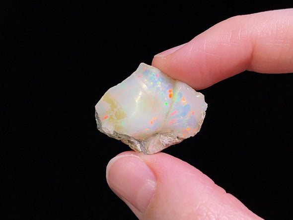 OPAL Raw Crystal - 4A, Cutting Grade - Opal Jewelry Making, Certified Opal Gemstone, Welo Opal, 47712-Throwin Stones