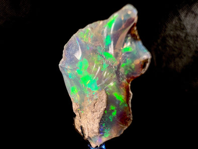 OPAL Raw Crystal - 4A, Cutting Grade - Opal Jewelry Making, Certified Opal Gemstone, Welo Opal, 50606-Throwin Stones