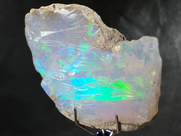 OPAL Raw Crystal - 4A+, Cutting Grade - Opal Jewelry Making, Certified Opal Gemstone, Welo Opal, 50627-Throwin Stones