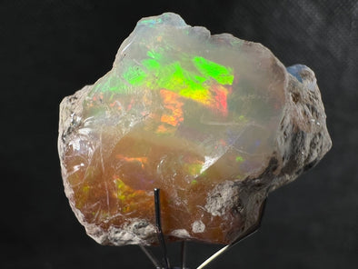 OPAL Raw Crystal - 4A+, Cutting Grade - Opal Jewelry Making, Certified Opal Gemstone, Welo Opal, 50628-Throwin Stones