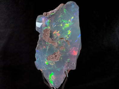 OPAL Raw Crystal - 4A Polished Window - Raw Opal Crystal, October Birthstone, Welo Opal, 50547-Throwin Stones