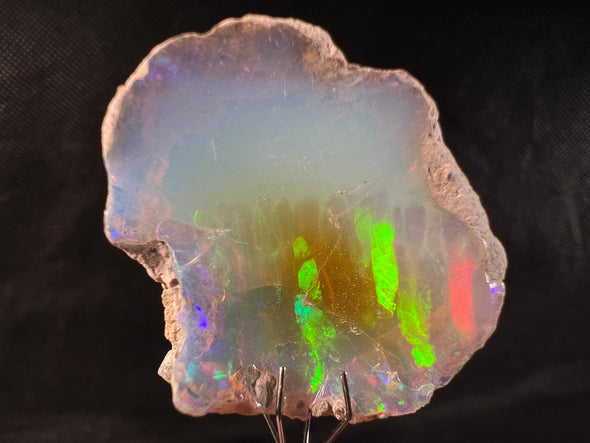 OPAL Raw Crystal - 5A, Cutting Grade - Opal Jewelry Making, Certified Opal Gemstone, Welo Opal, 50502-Throwin Stones