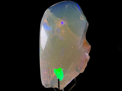 OPAL Raw Crystal - 5A Polished Window - Raw Opal Crystal, October Birthstone, Welo Opal, 50515-Throwin Stones