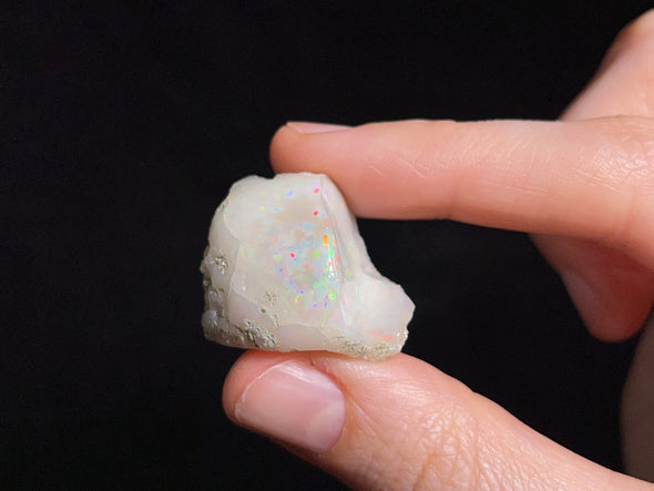 OPAL Raw Crystal - AAA Polished Window - Raw Opal Crystal, October Birthstone, Welo Opal, 44624-Throwin Stones