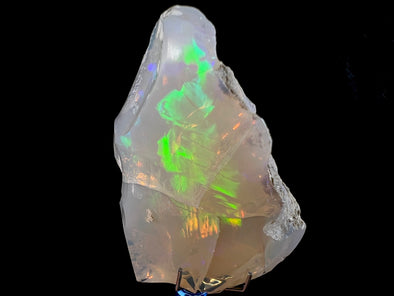 OPAL Raw Crystal - AAA Polished Window - Raw Opal Crystal, October Birthstone, Welo Opal, 50560-Throwin Stones