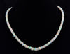 Opal Necklace - Genuine Opal Rondelle Bead Crystal Necklace from Ethiopia, 54066-Throwin Stones