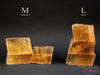 Orange CALCITE Raw Crystal - Medium Rhombohedron - Metaphysical, Home Decor, Raw Crystals and Stones, E1461-Throwin Stones