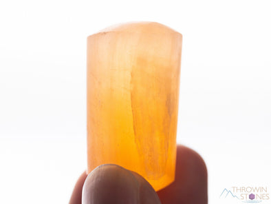 Orange SELENITE Tumbled Stones - Tumbled Crystals, Self Care, Healing Crystals and Stones, E2104-Throwin Stones