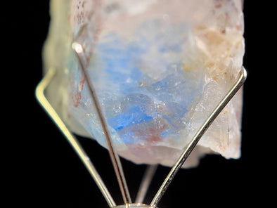 PAPAGOITE in QUARTZ Raw Crystal Point - Rare, Raw Rocks and Minerals, Home Decor, Unique Gift, 46377-Throwin Stones