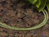 PERIDOT Crystal Necklace, Choker - Faceted Seed Beads - Dainty Crystal Necklace, Beaded Necklace, Birthstone Necklace, Jewelry, E1584-Throwin Stones