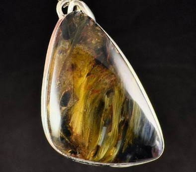PIETERSITE Crystal Pendant - Top Grade AA, Sterling Silver - Fine Jewelry, Healing Crystals and Stones, 54159-Throwin Stones