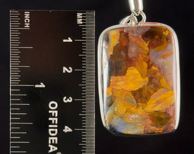 PIETERSITE Crystal Pendant - Top Grade AA, Sterling Silver - Fine Jewelry, Healing Crystals and Stones, 54168-Throwin Stones