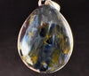 PIETERSITE Crystal Pendant - Top Grade AA, Sterling Silver, Teardrop - Fine Jewelry, Healing Crystals and Stones, 54154-Throwin Stones