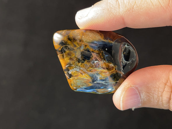 PIETERSITE Tumbled Crystal - Tigers Eye, Self Care, Healing Crystals and Stones, Metaphysical, 45735-Throwin Stones