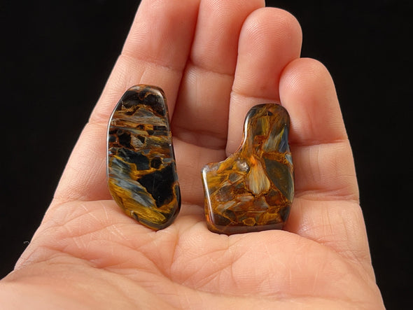 PIETERSITE Tumbled Crystal - Tigers Eye, Self Care, Healing Crystals and Stones, Metaphysical, 45865-Throwin Stones